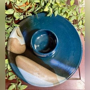 Tropical Clay Hawaii Dip Bowl & Platter